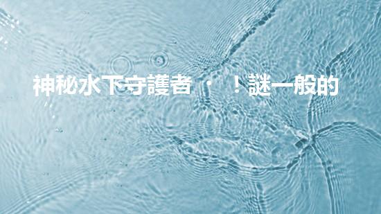 神秘水下守護者！謎一般的清淤泥機器人，揭開它的神秘面紗！